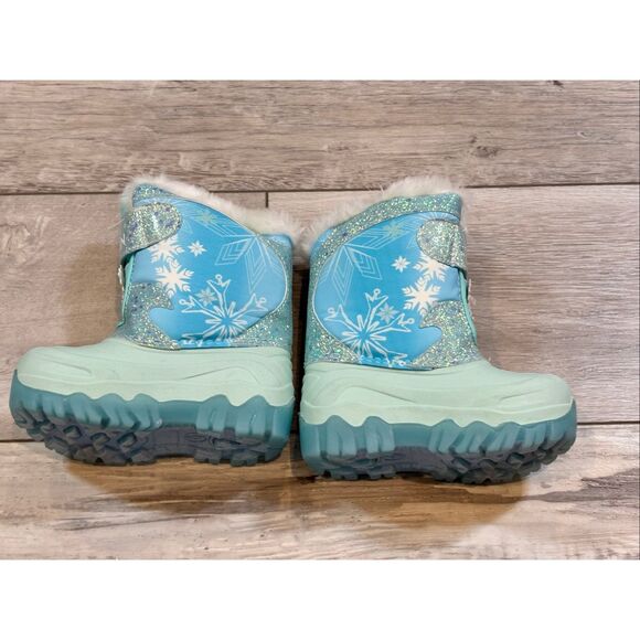 Disney Frozen toddler girls' winter light up snow boots size 6 - Picture 6 of 12